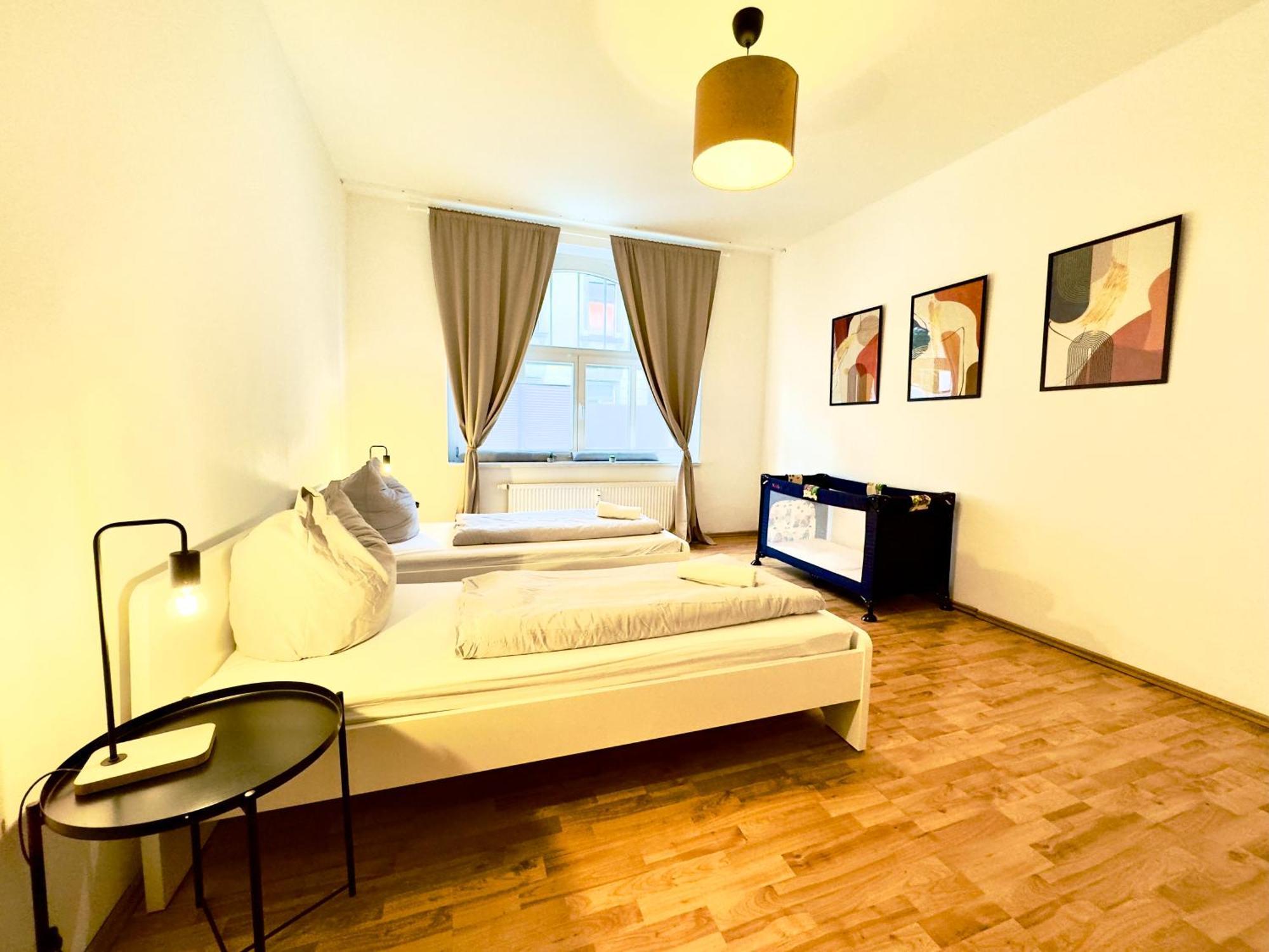 Holiday Appartement,Kostenfrei Parkplatz,Innenstadt,3 Bdr,6 Personen,Babybett Bautzen Eksteriør billede